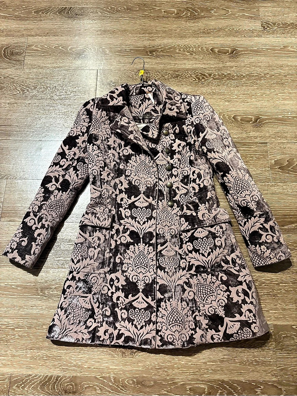 Free People Downtown Brocade Coat Size 4